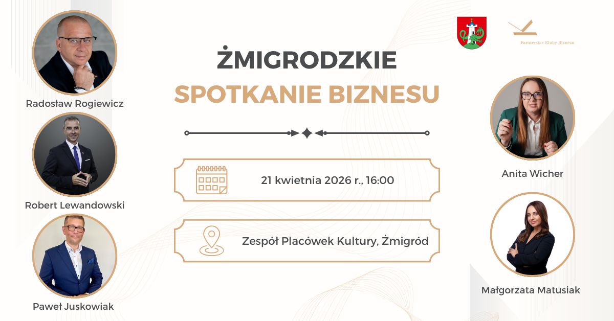 Obrazek dla: Partnerskie Kluby Biznesu zapraszają na Żmigrodzkie...